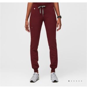 Figs - Zamora Joggers, small, burgundy